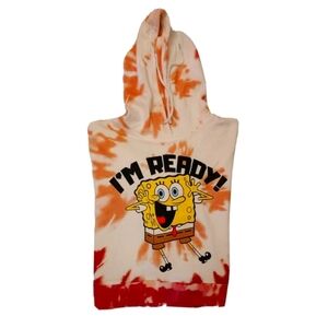 Nickelodeon Women’s L SpongeBob Square Hoodie Bikini Bottom Spring